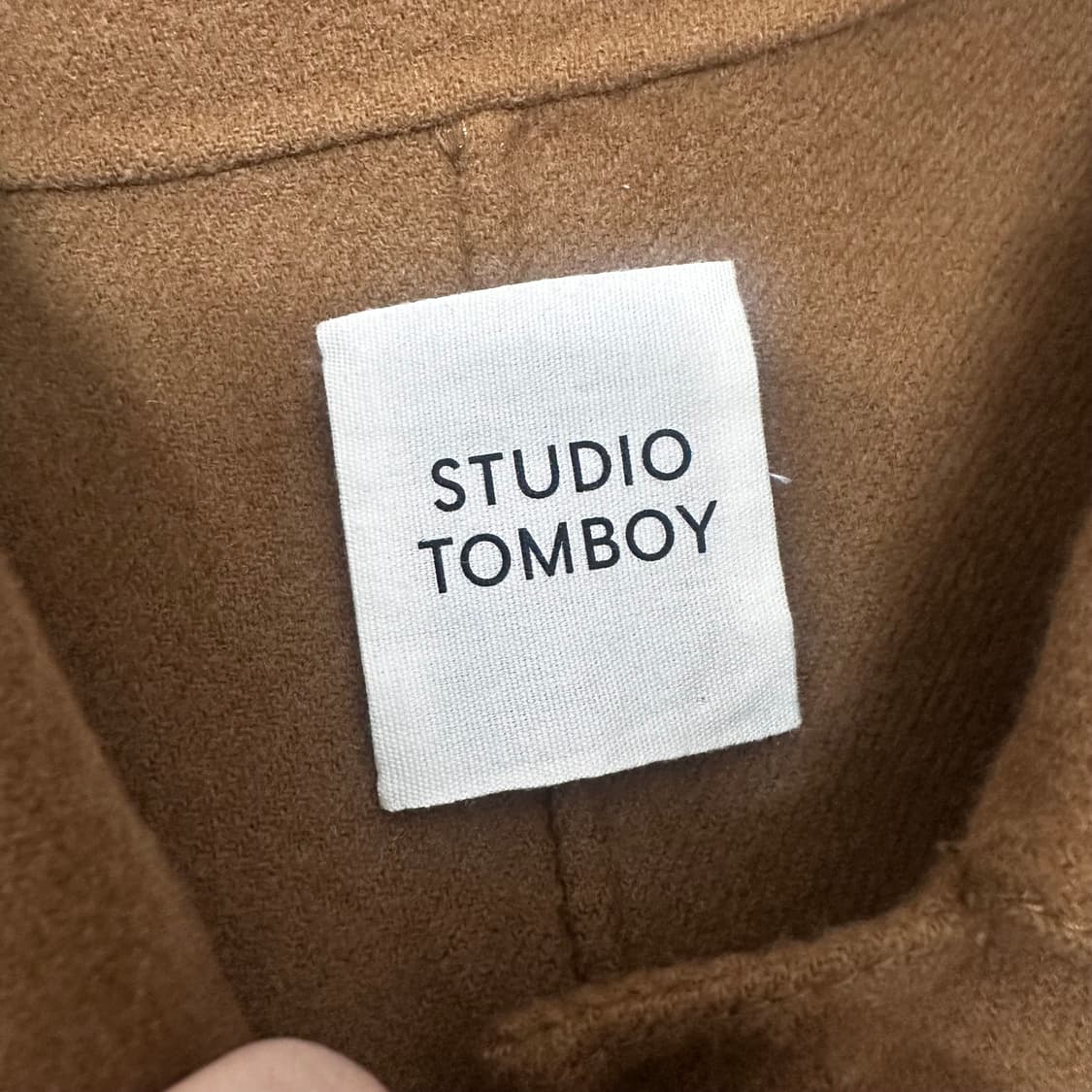 STUDIO TOMBOY 스튜디오 톰보이 여성 울 롱코트 F 상품이미지3