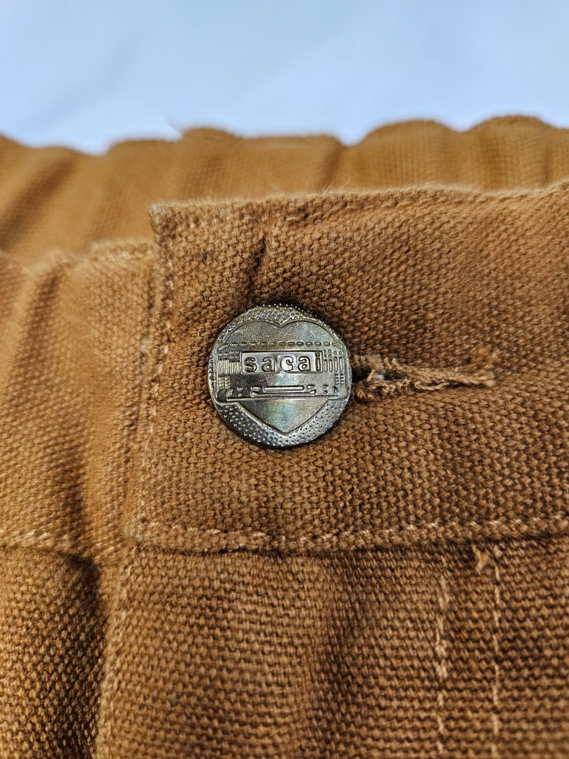 Sacai 사카이 X 칼하트 WIP 덕 캔버스 워크팬츠 바지 상품이미지5