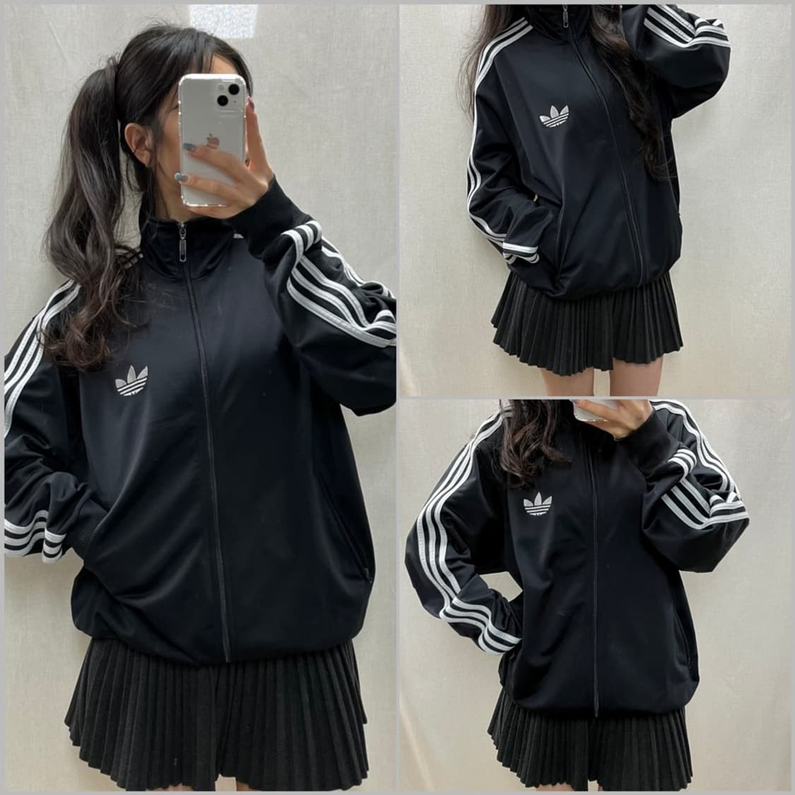 아디다스 파이어버드 져지/블랙실버/#3550 상품이미지1