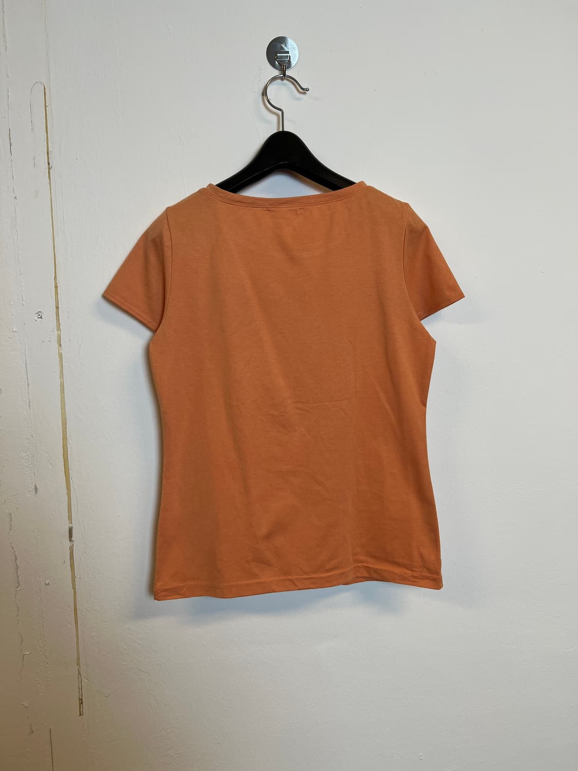 T090 L&BEAUTIFUL 오렌지 큐빅디테일 반팔티셔츠 L 상품이미지2