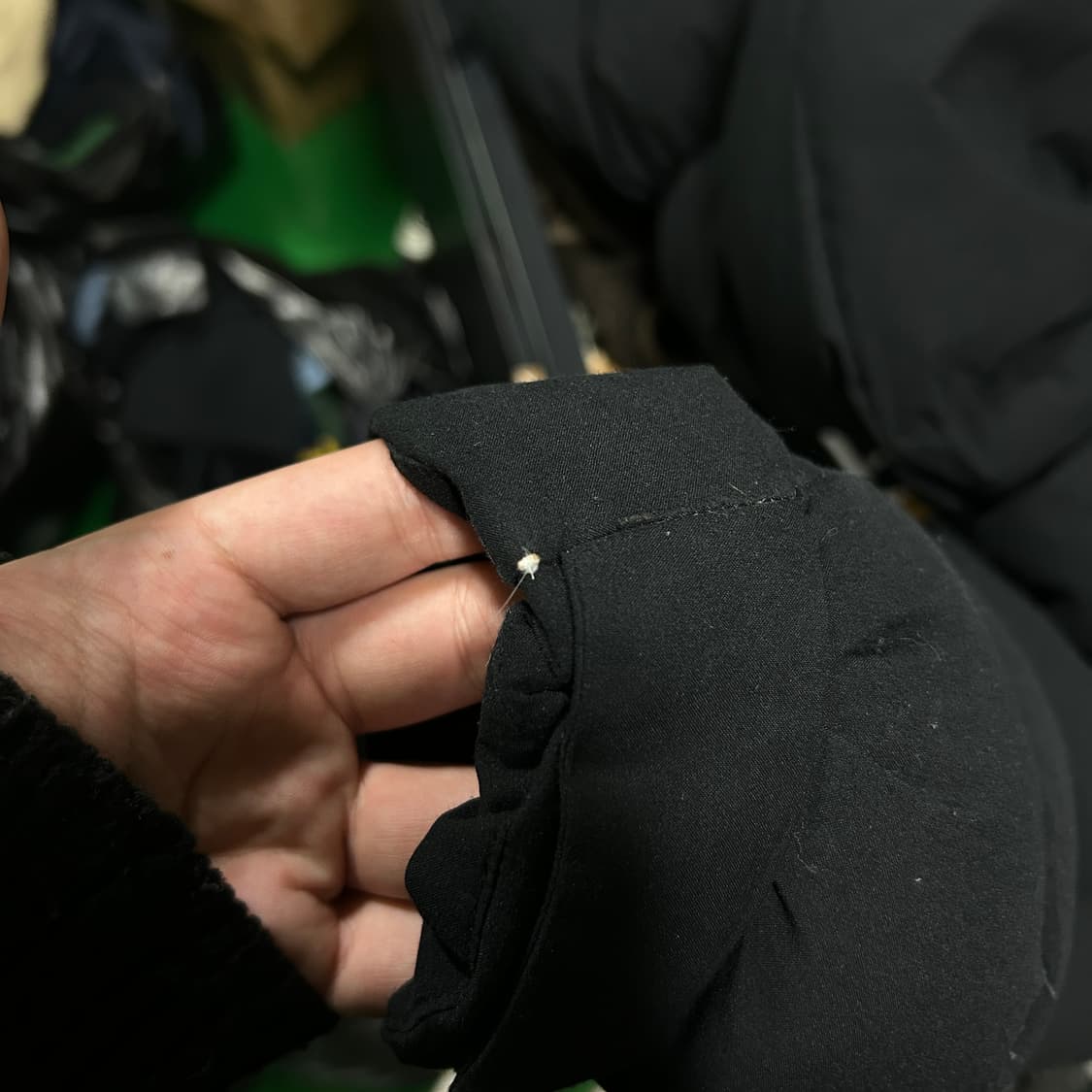 스파이더 퍼포먼스 덕다운 블랙 롱패딩(S) 상품이미지5