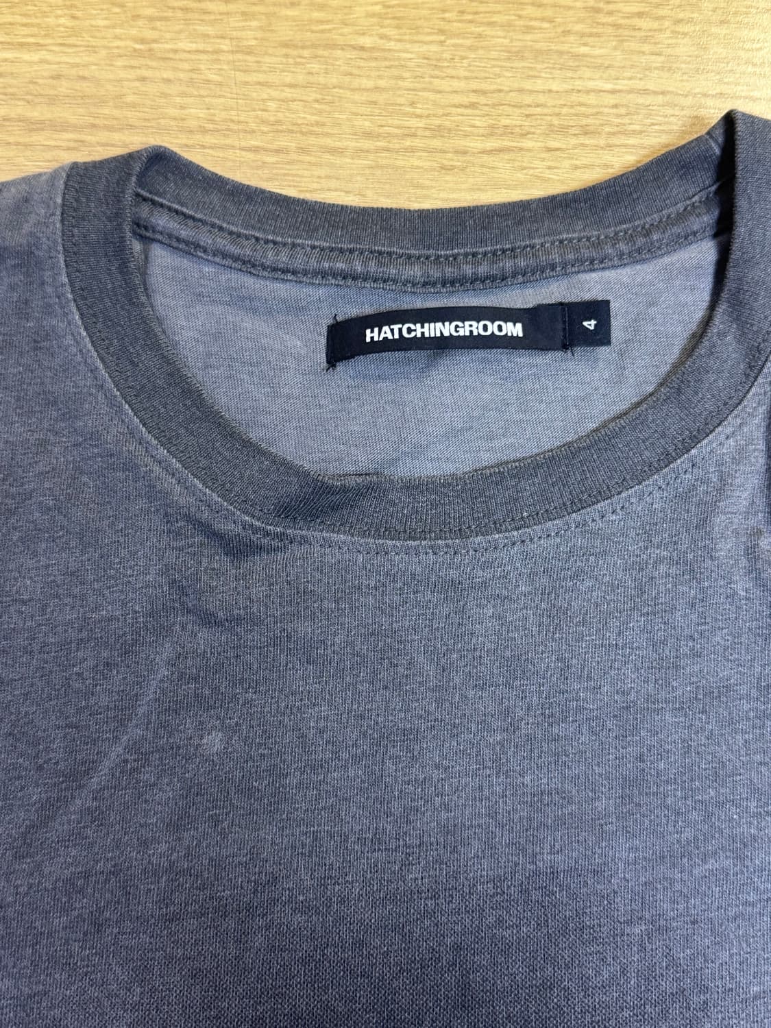 해칭룸 고양이 반팔 티셔츠 차콜 4 상품이미지5