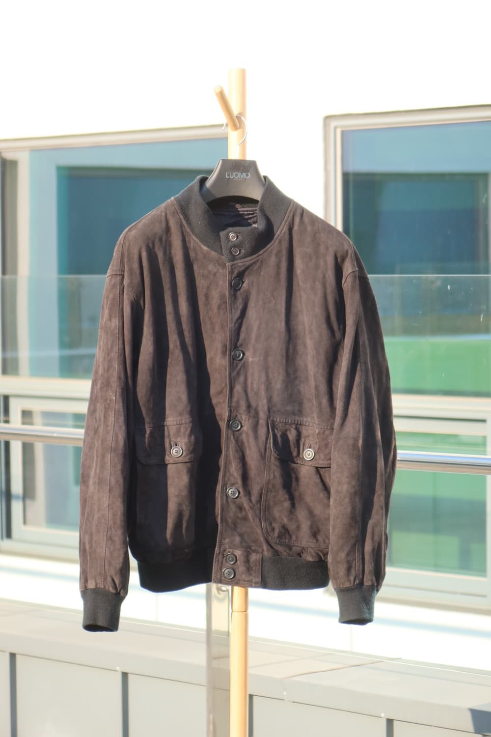 리얼레더 스웨이드 봄버자켓 XL 상품이미지1