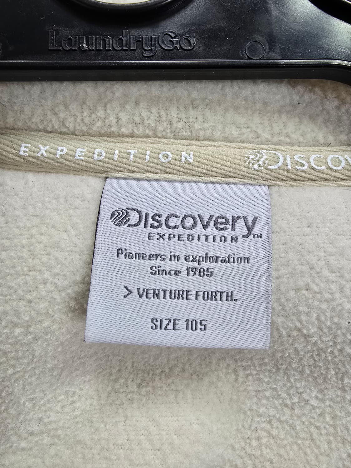 디스커버리 아이보리 후리스 후드집업 (1552) 상품이미지3