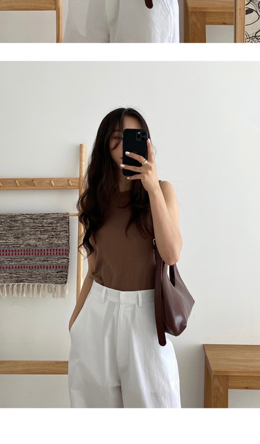 블랙 숄더백 상품이미지2