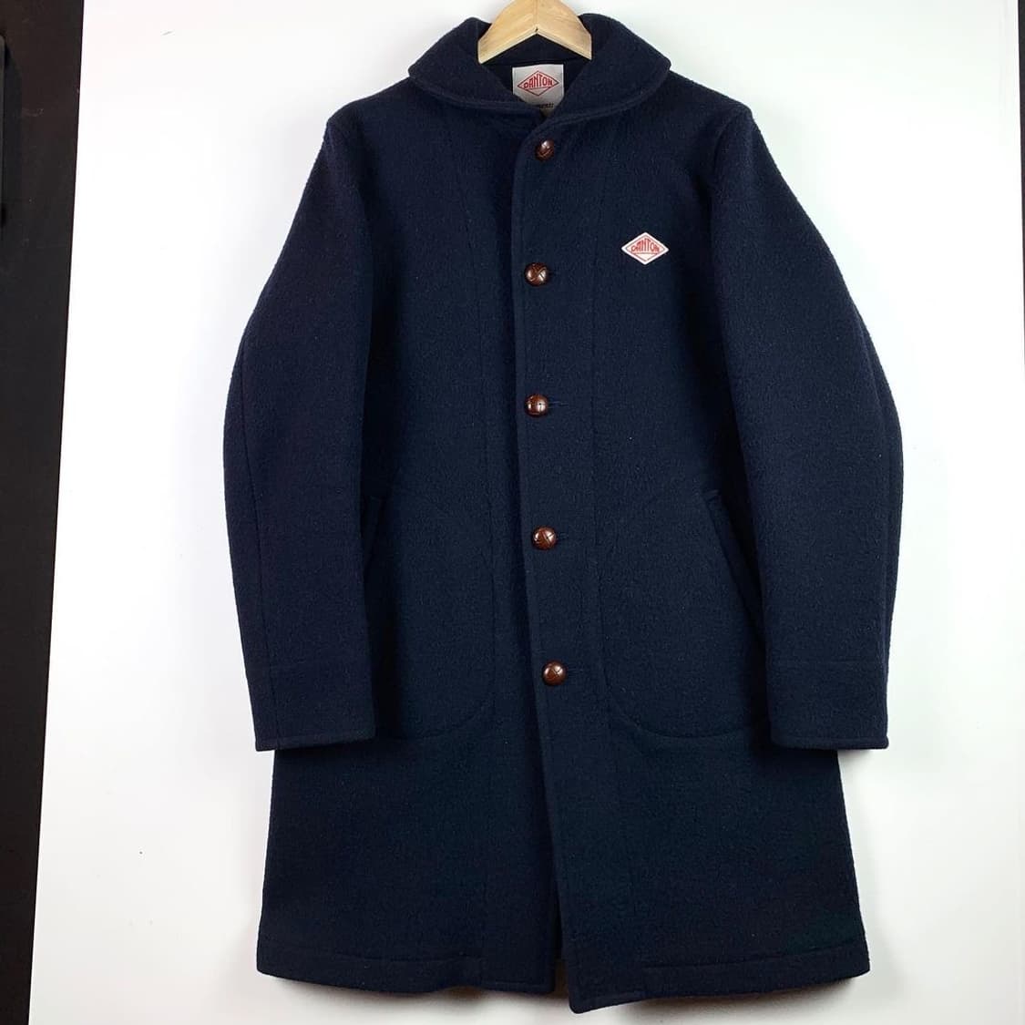 Danton (단톤) 제팬 라인 네이비 울 코트 상품이미지5