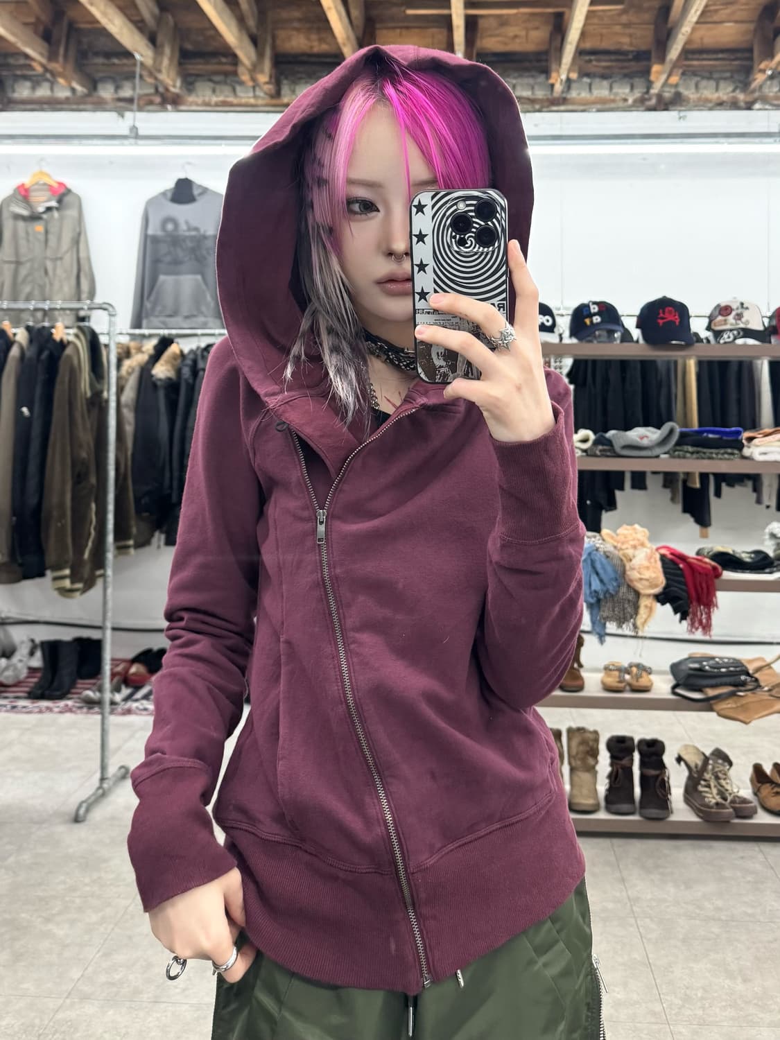 나이키 사선 후드 집업 상품이미지8