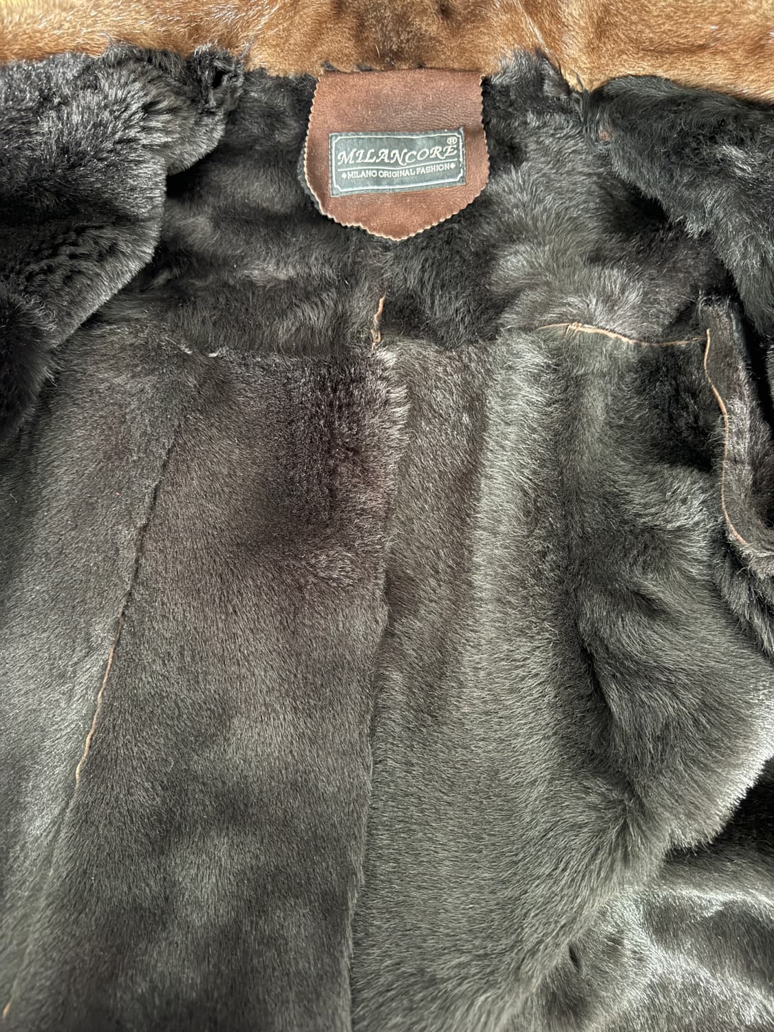Pre owned 리얼 퍼 무스탕(양가죽, 양털, 모피) 상품이미지7