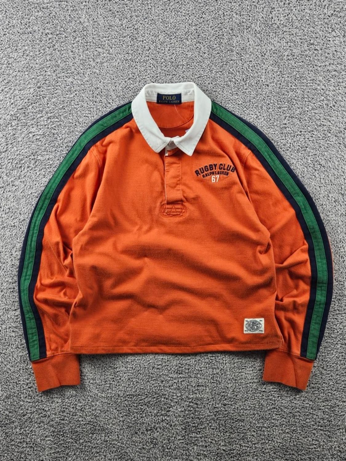 폴로랄프로렌 크롭 커스텀 럭비 티셔츠 ( S추정 ) / 11417 상품이미지1