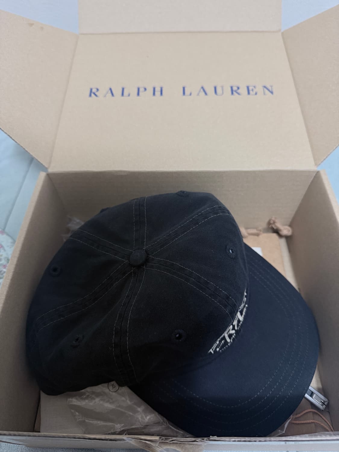 RRL 트윌랜치 볼캡 블랙(새상품) 상품이미지2