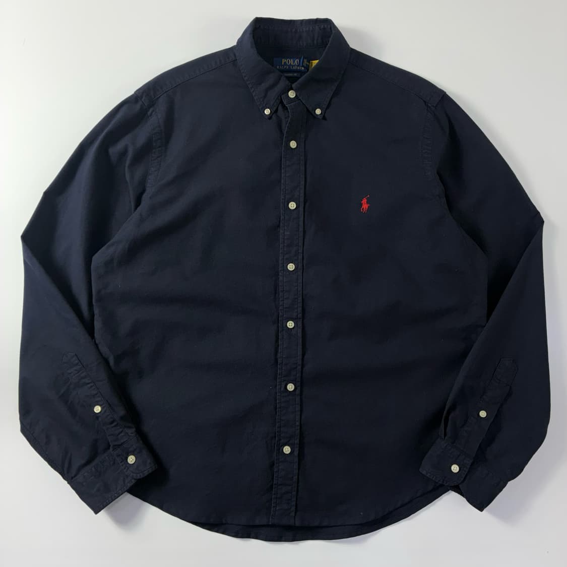 Polo  폴로 랄프로렌 신형 자수 코튼 네이비 셔츠  상품이미지1