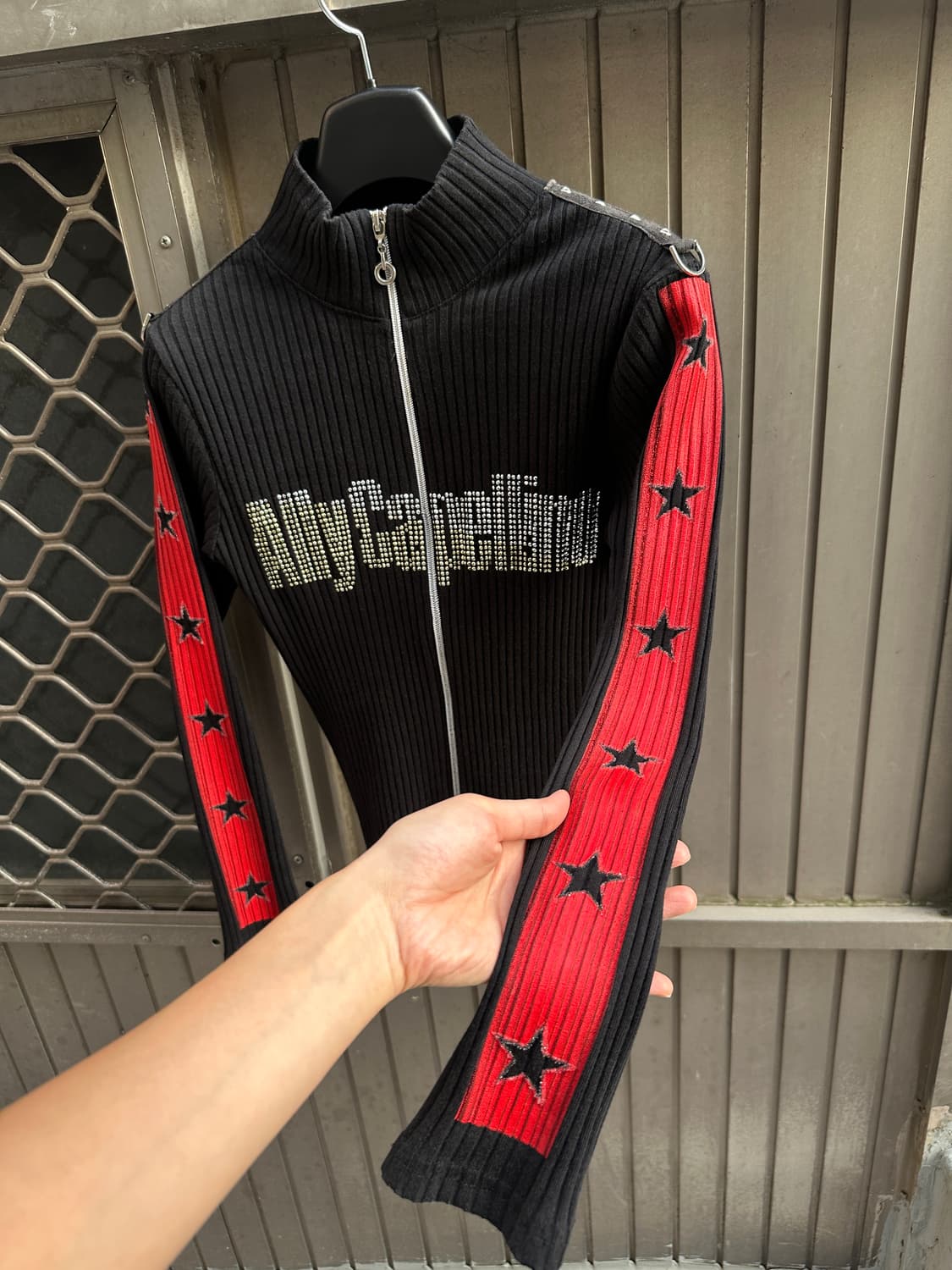 Vintage star biz point knit zip up 상품이미지4