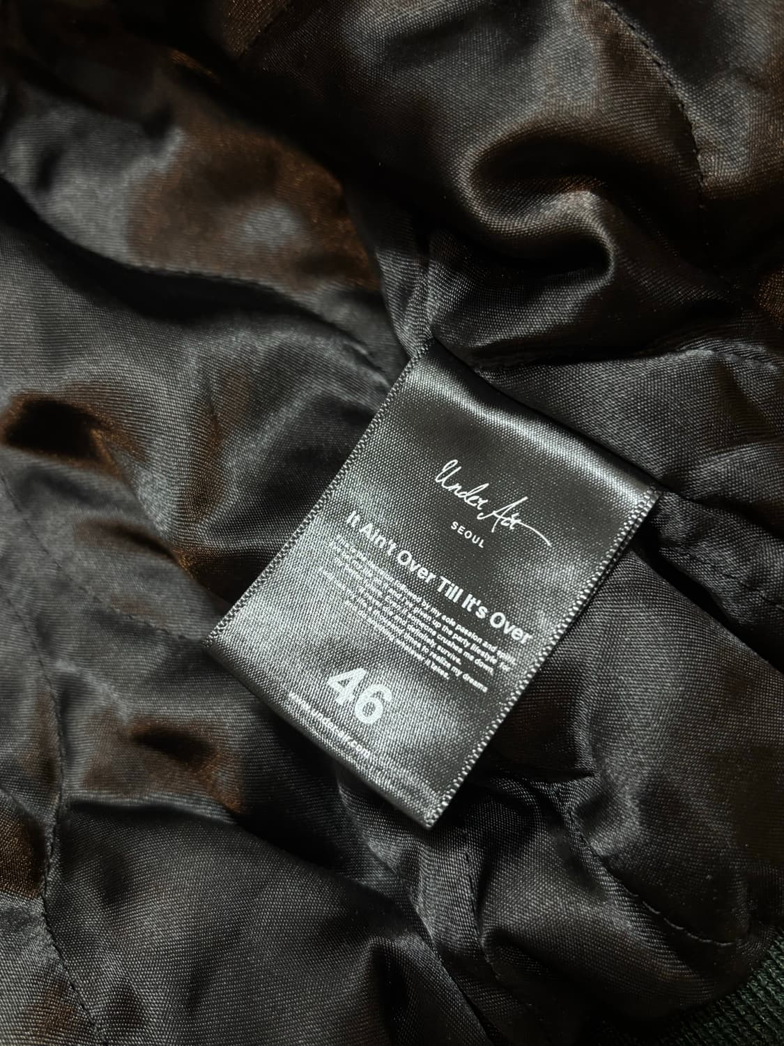 언더에어 벨벳 스카잔 다크 그린 상품이미지8