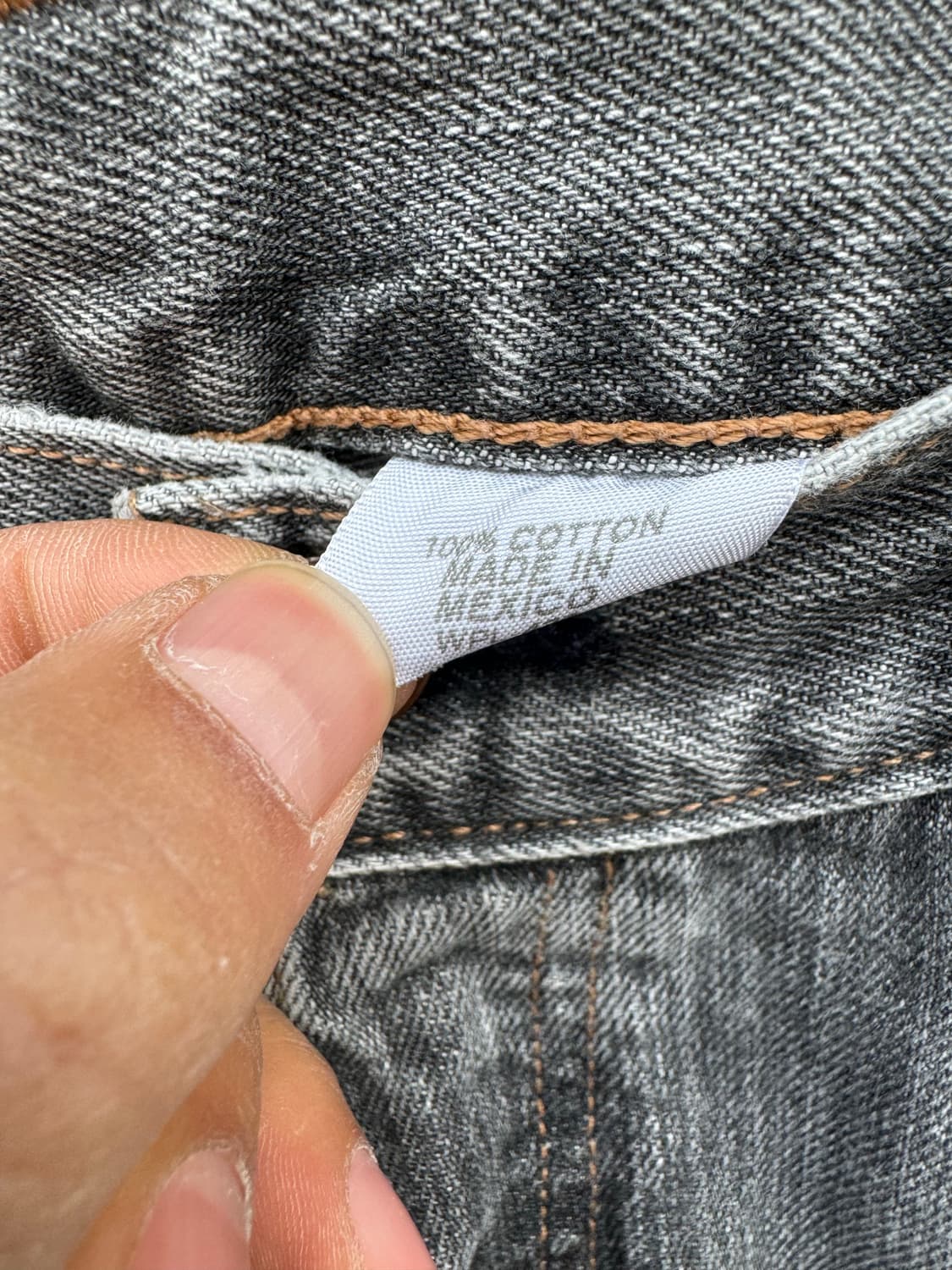 00s 리바이스 빈티지 501 블랙 데님 팬츠 34 상품이미지6