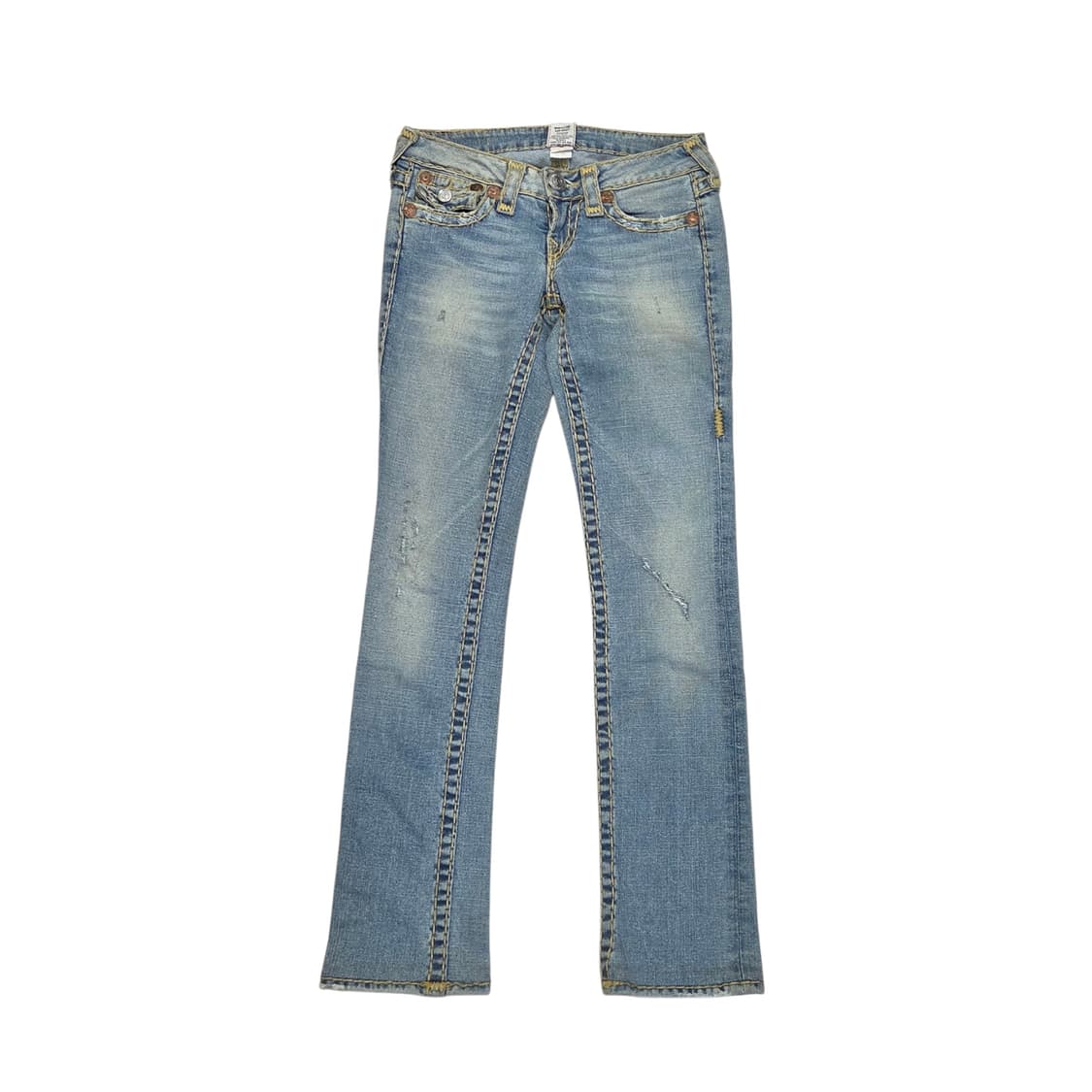 True Religion 트루릴리젼 빈티지 스티치 부츠컷 데님 상품이미지1