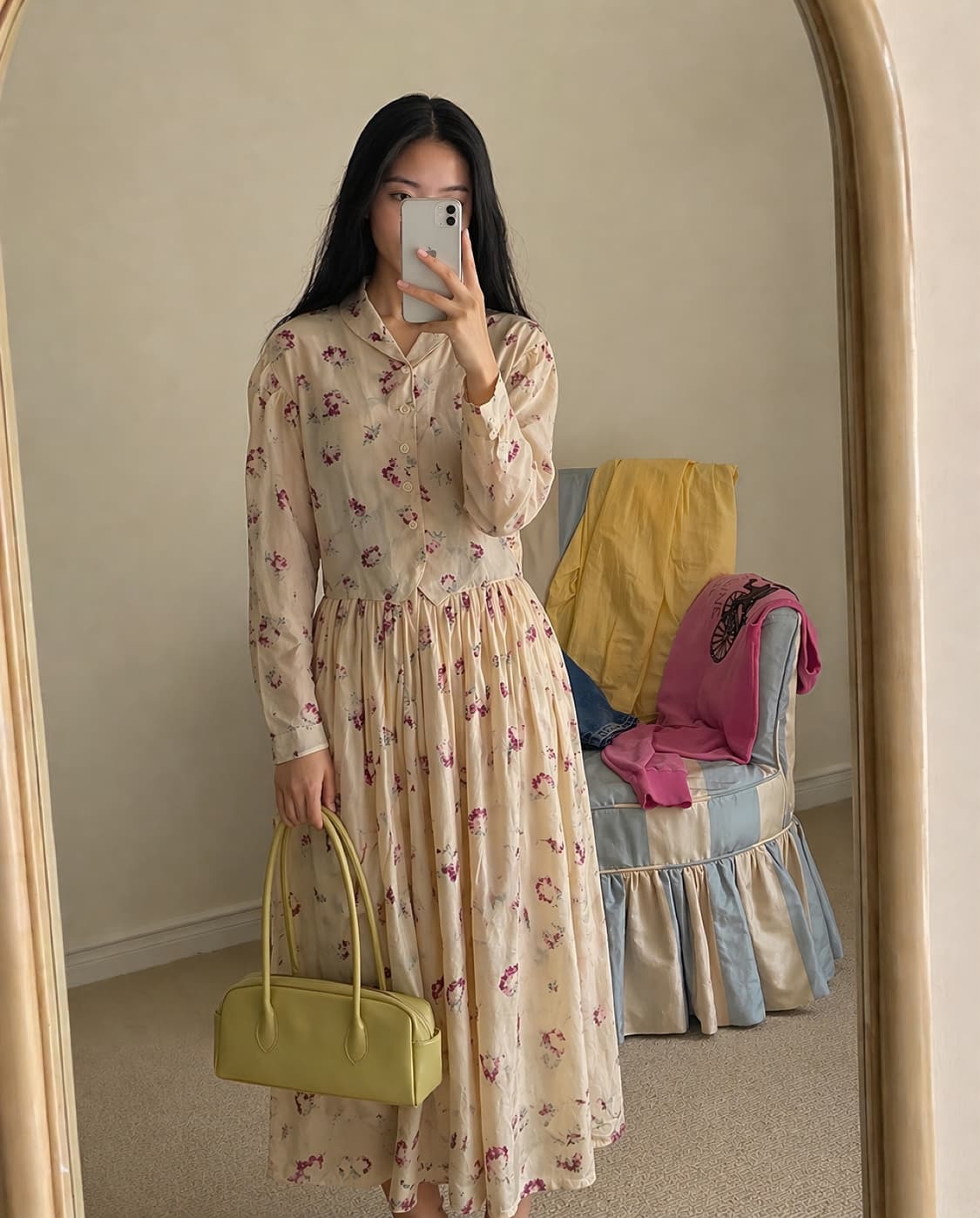 90’s Japan vintage floral 세트 상품이미지1