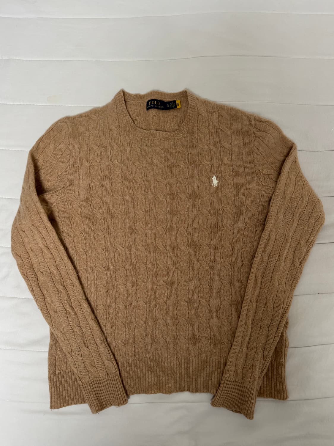 폴로 랄프로렌 신형 큐알택 케이블 니트 상품이미지1