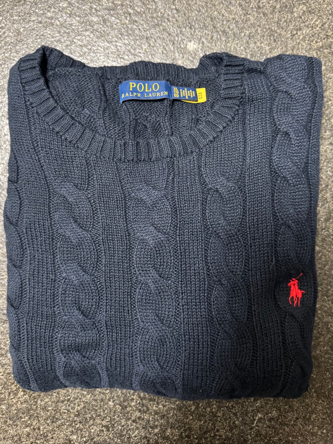 폴로 꽈배기 니트 상품이미지1