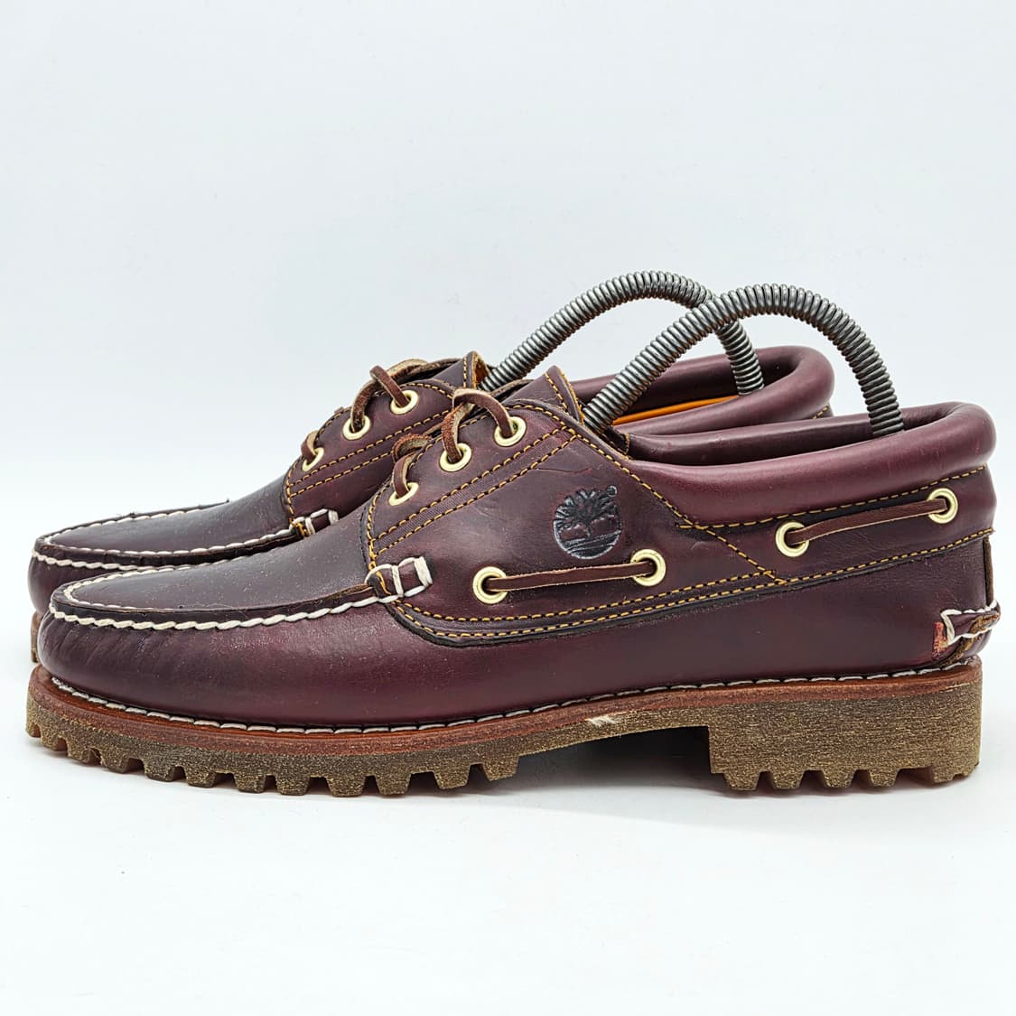  팀버랜드 50009 클래식 3아이 보트슈즈 버건디 (8 M)  상품이미지1