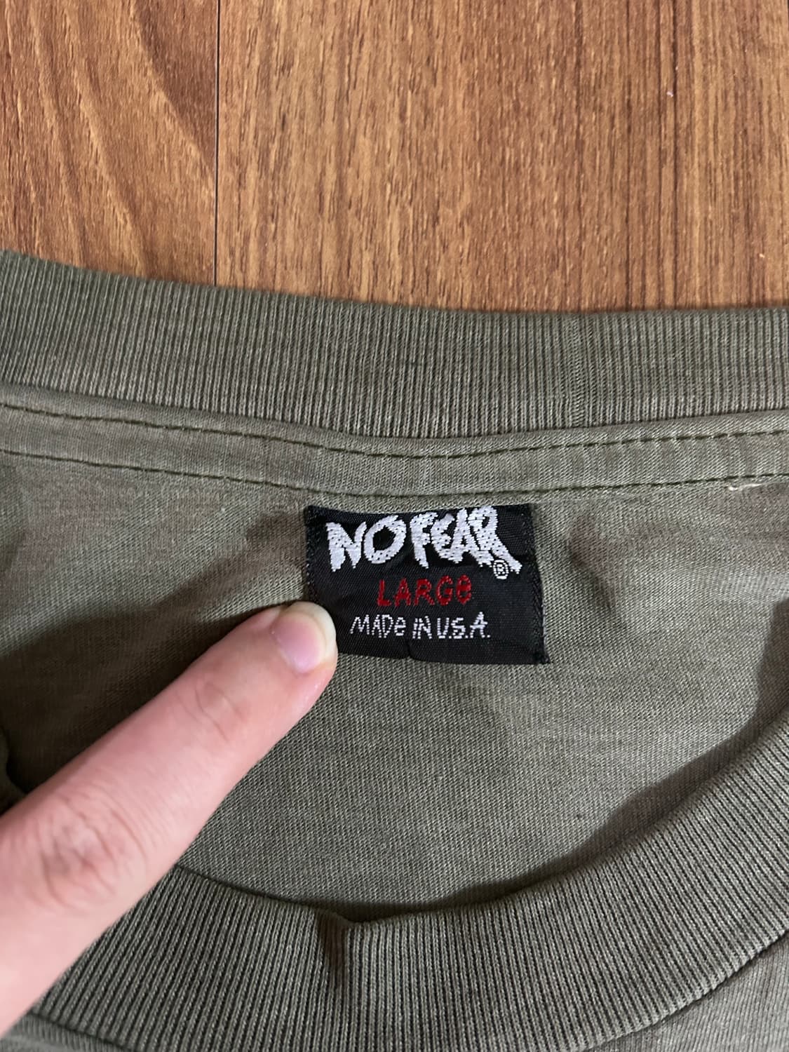 90s usa 빈티지 no fear 노피어 반팔 티셔츠 상품이미지4