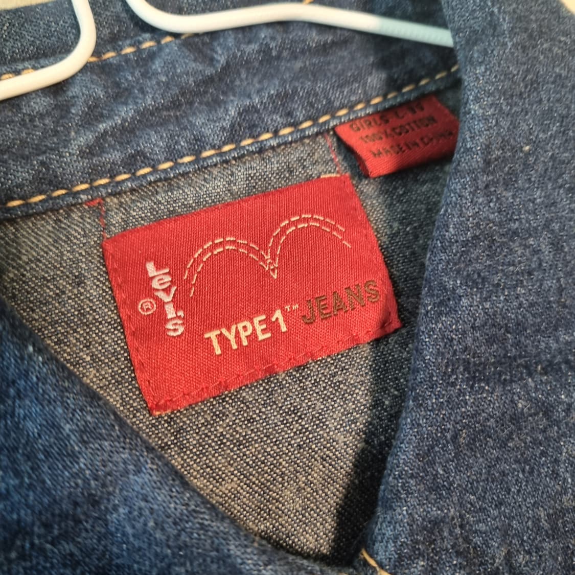 리바이스 여성 데님 웨스턴 셔츠 상품이미지7