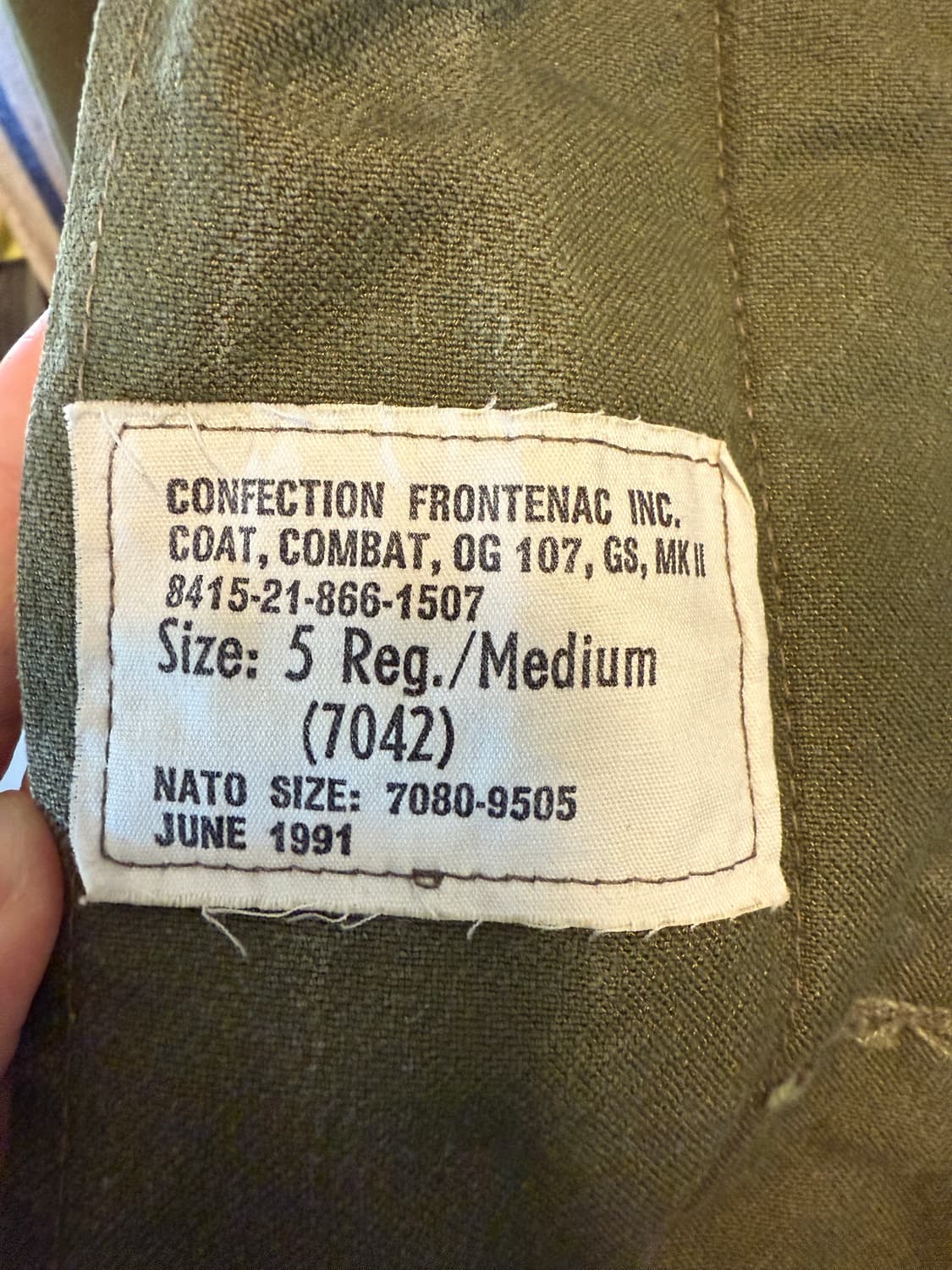 [Dead stock] 🇨🇦 Canadian Combat Jacket 상품이미지5