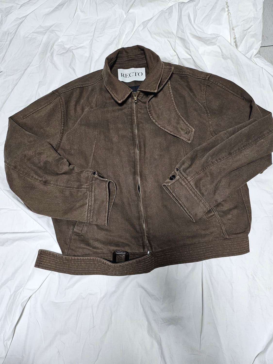 렉토 브라운 데님 자켓 M 상품이미지1