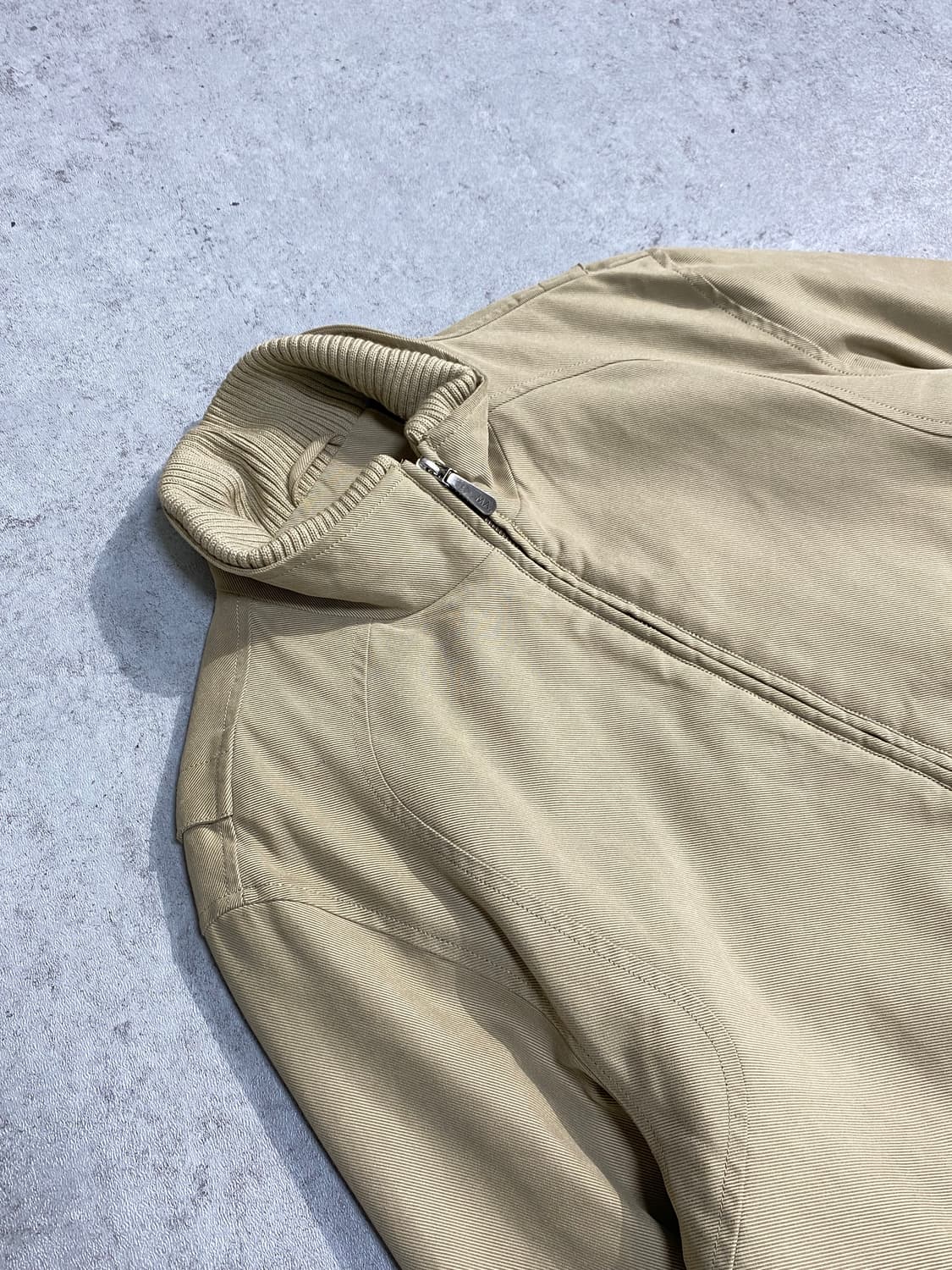 [50] Marco Azzali 이태리 미니멀 베이지 코튼 봄버자켓 상품이미지4