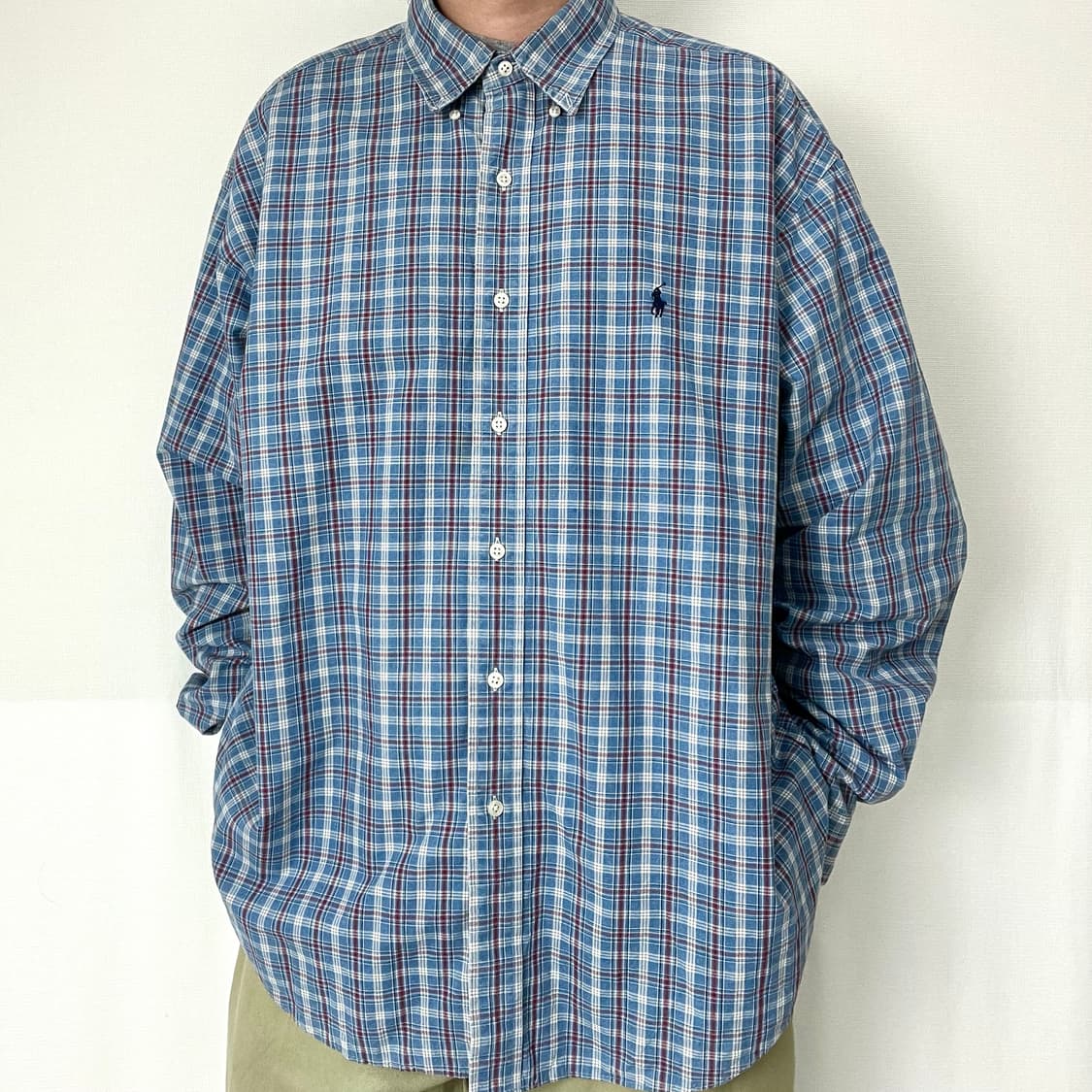 폴로 랄프로렌 미국 파머 체크 셔츠 상품이미지2