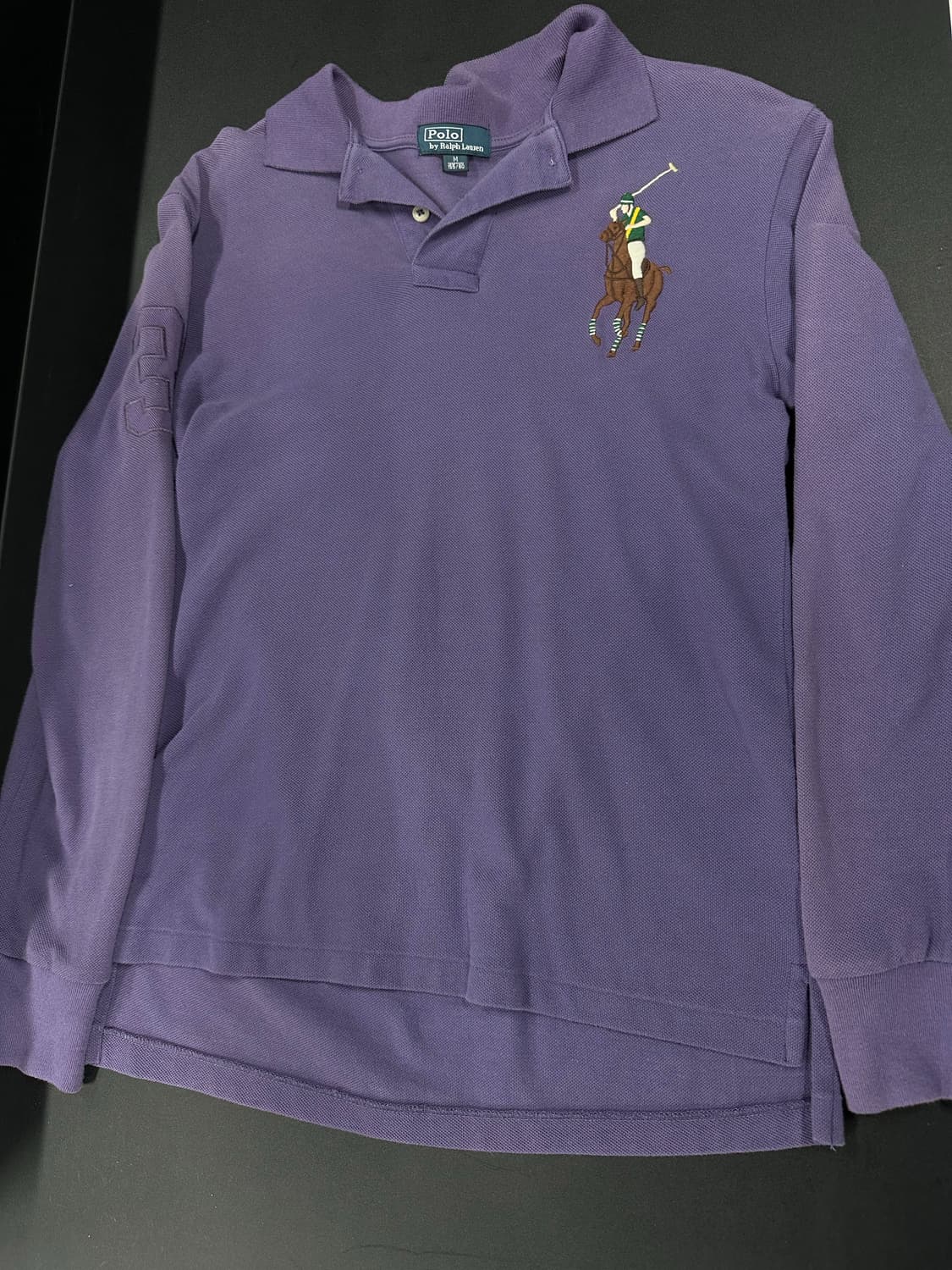 폴로 랄프로렌 빅포니 퍼플 PK 긴팔 롱슬리브 상품이미지4