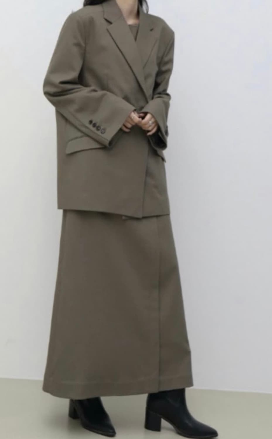 트리밍버드 트윌 셋업 원피스 (새상품) 상품이미지2