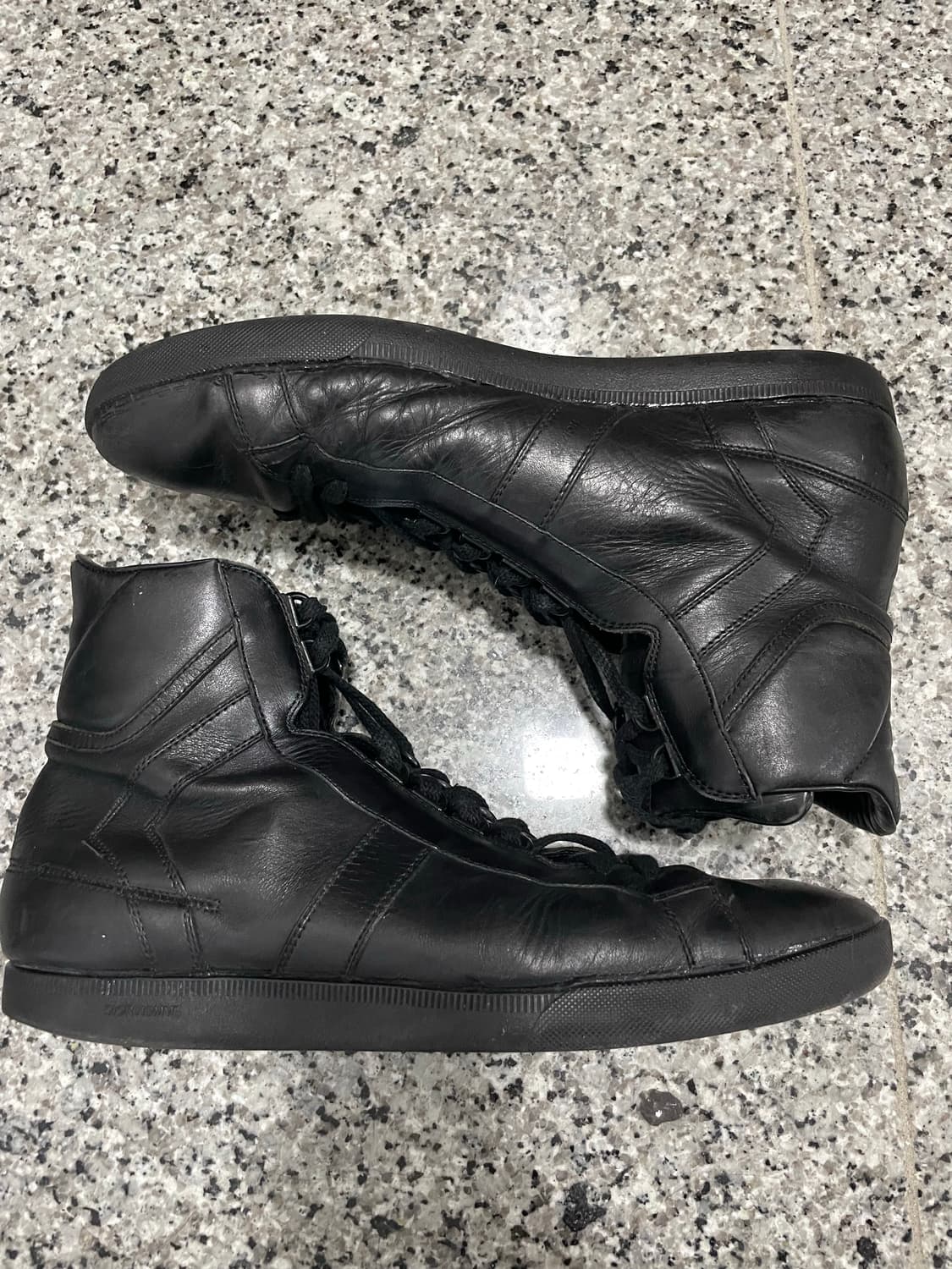 디올옴므04ss스트립 스니커즈 하이탑 블랙 상품이미지7