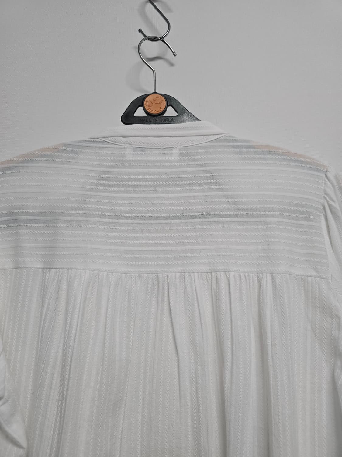 틸아이디 화이트 리본 블라우스 긴팔 상품이미지6