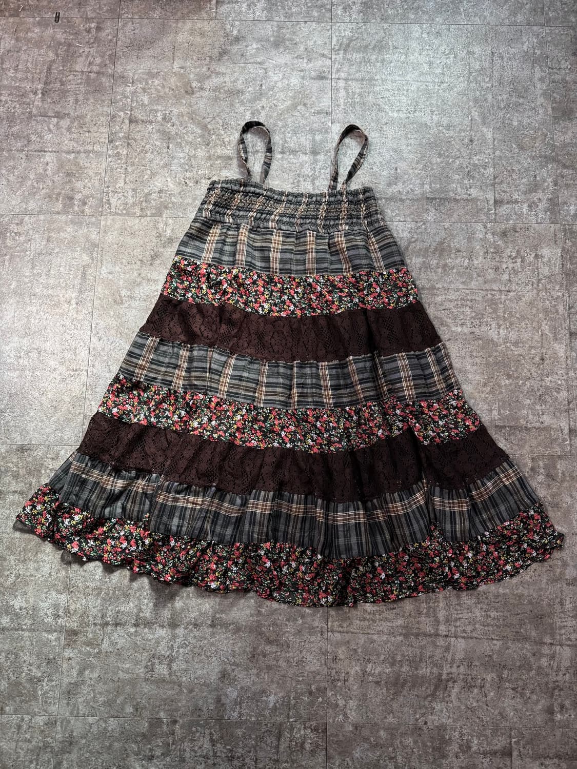 패치 워크 원피스/스커트 상품이미지10