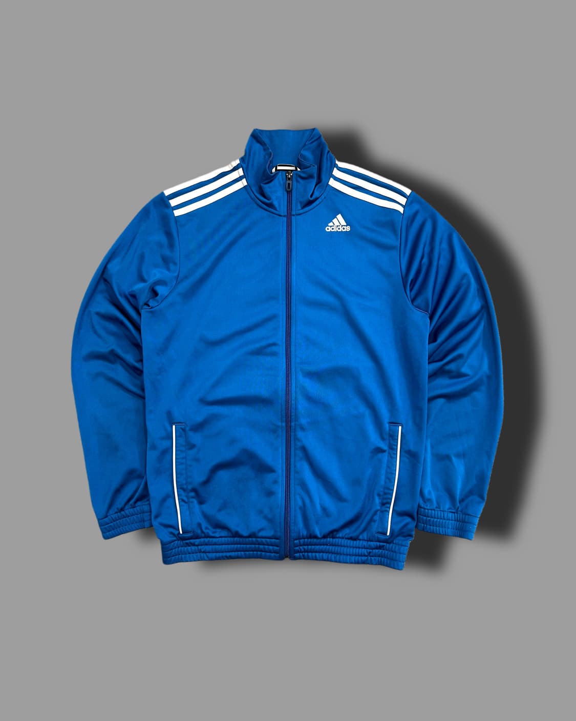 아디다스 블루 트랙탑 져지 L 상품이미지4