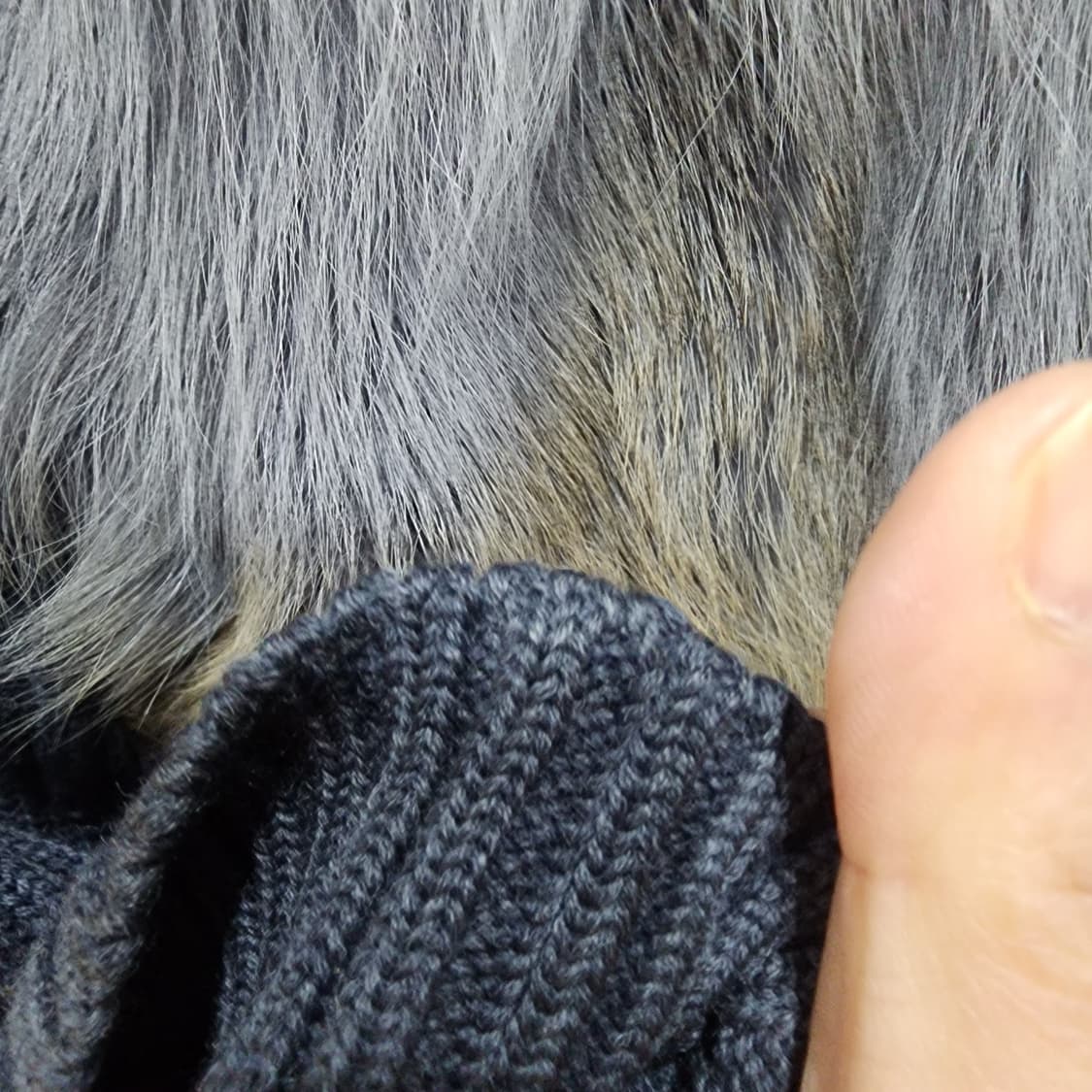 서울컬렉션 코요테 털 니트 가디건 L 상품이미지4