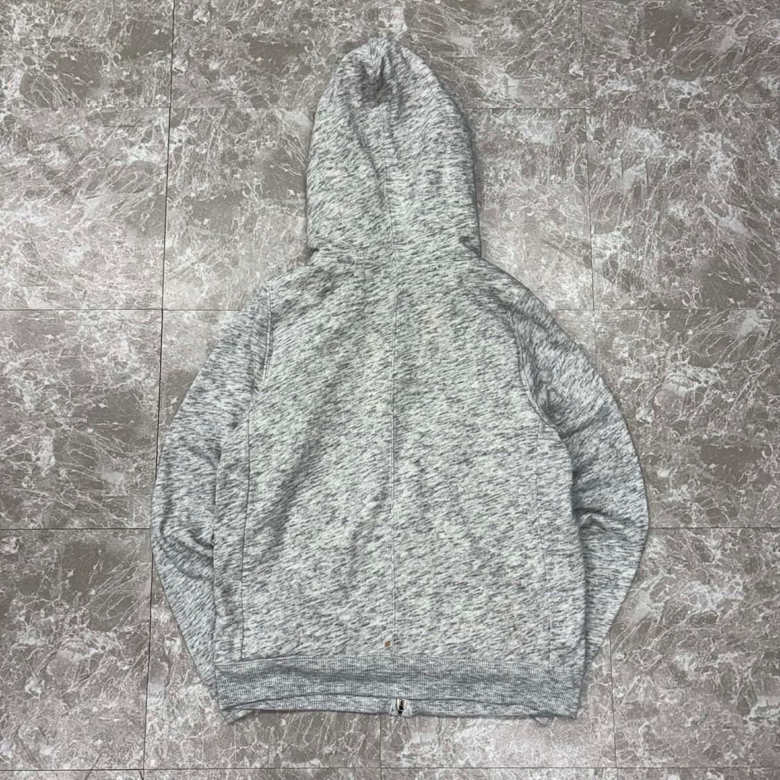 홀리스터 y2k 양털 울프죠 그레이 스웻 후드집업 희귀져지(M) 상품이미지4