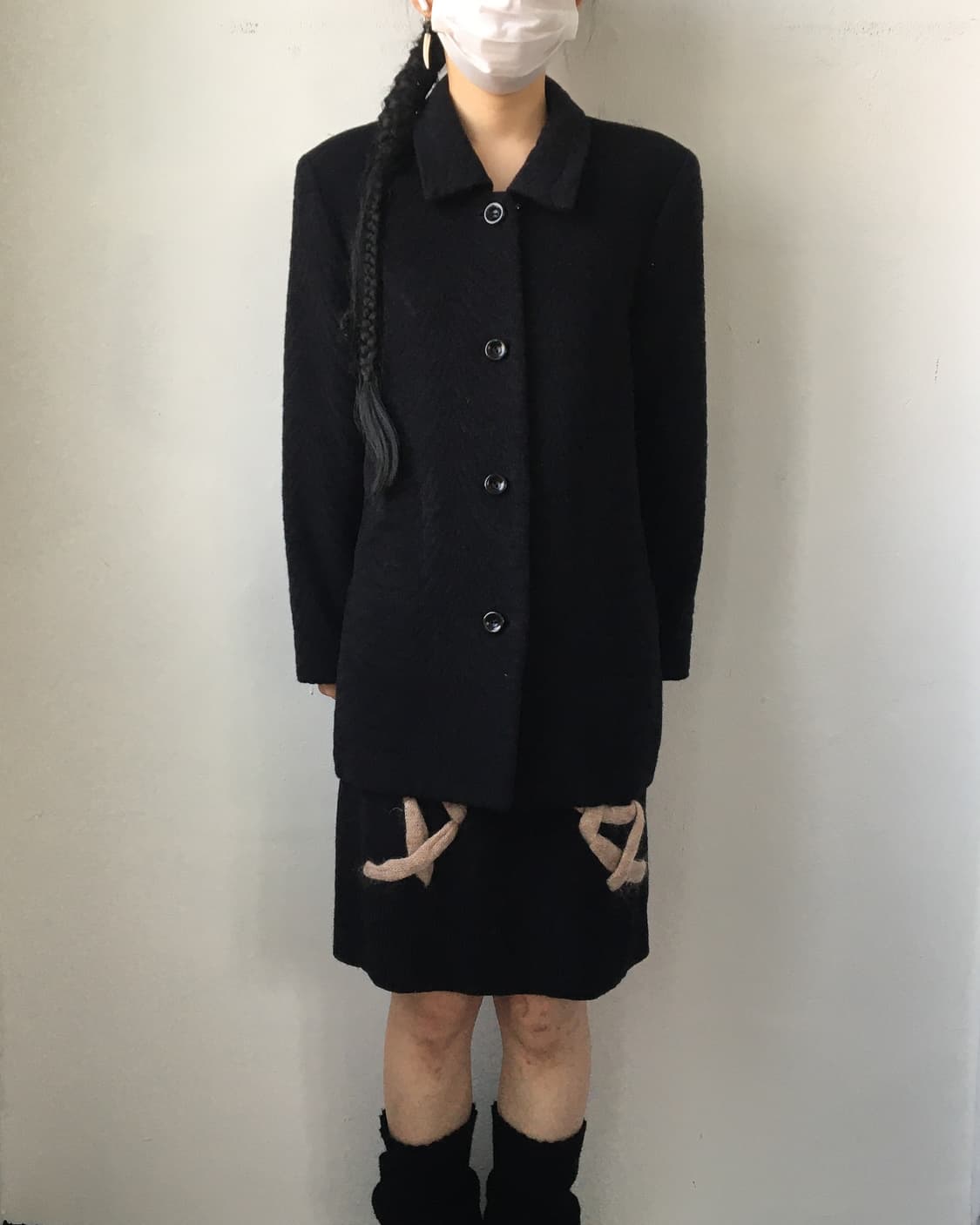 Pattern point coat 상품이미지1