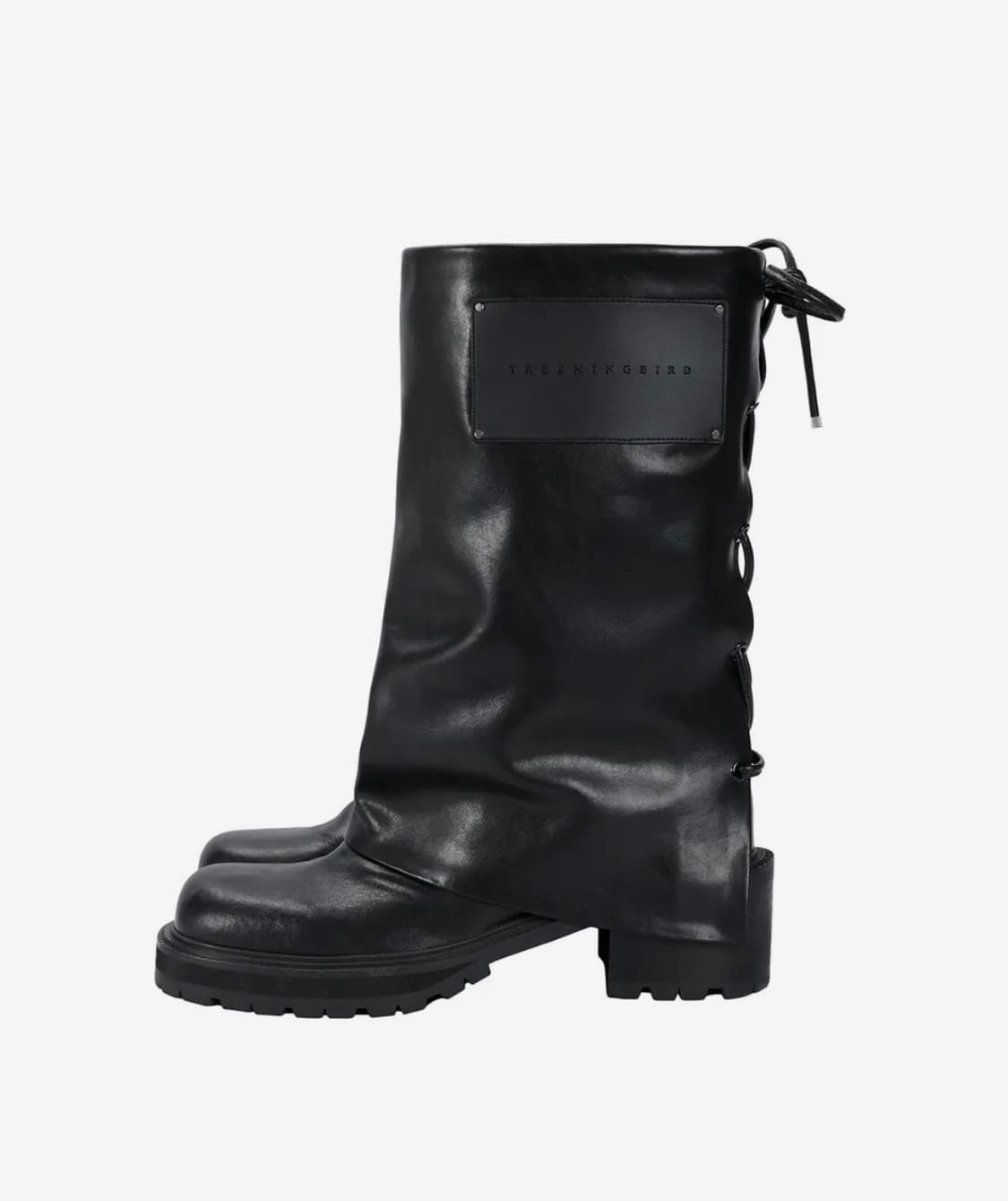 트리밍버드 Folded Lace-up Cowhide Boots 부츠 상품이미지1