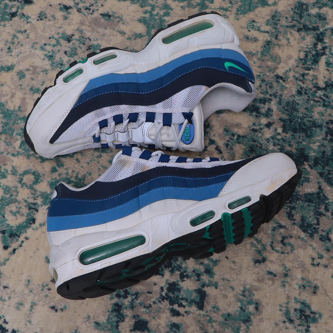 Nike 나이키 에어맥스 95 흰파남 270 상품이미지3