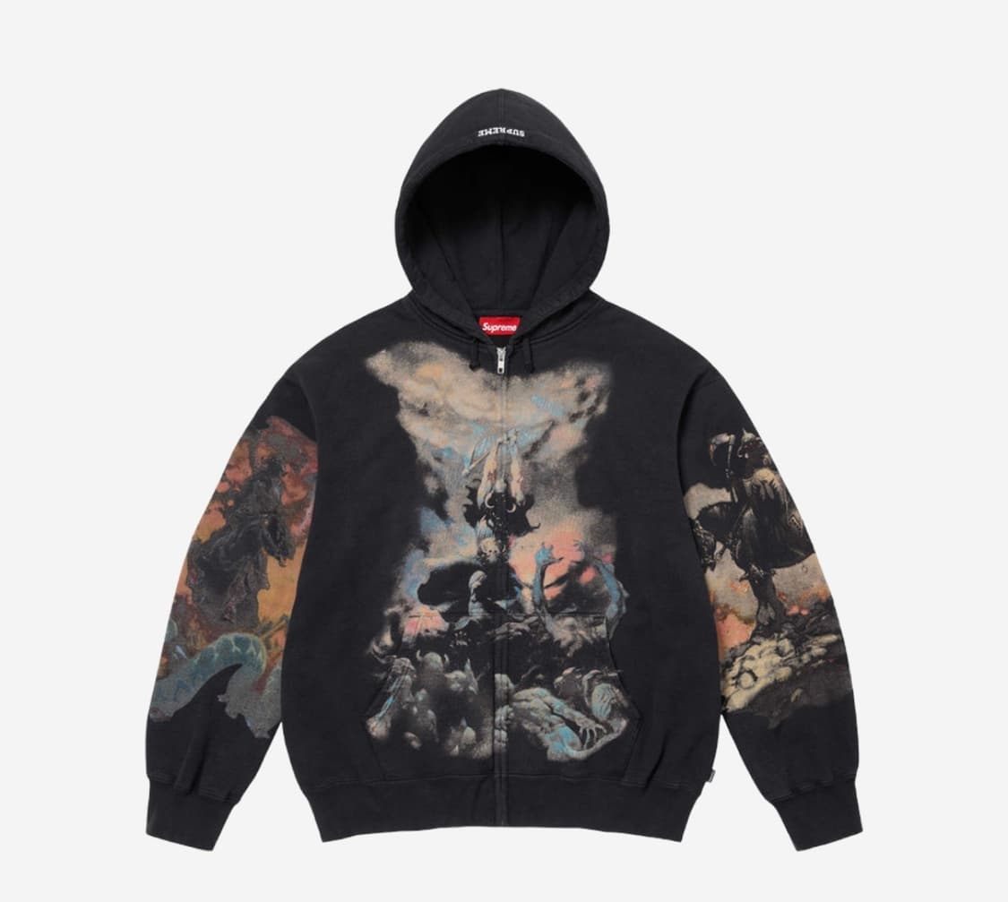Supreme Frazetta Zip Up Hooded Sweatshir 상품이미지1