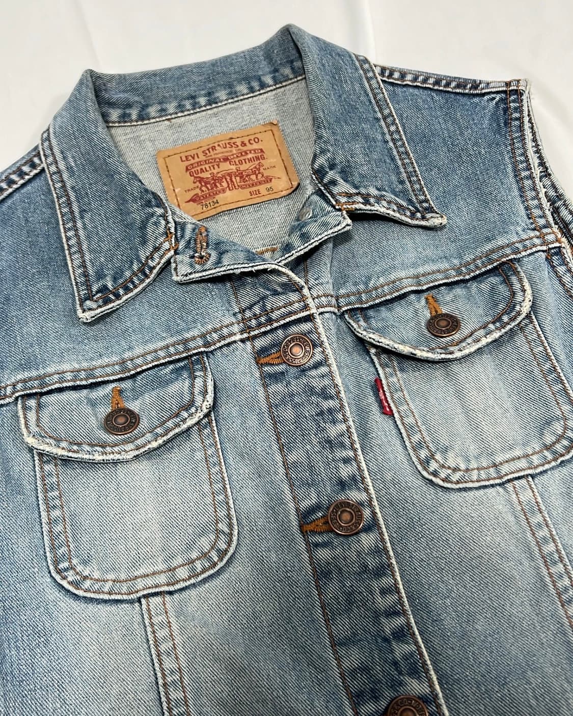 리바이스 데님 조끼 상품이미지3