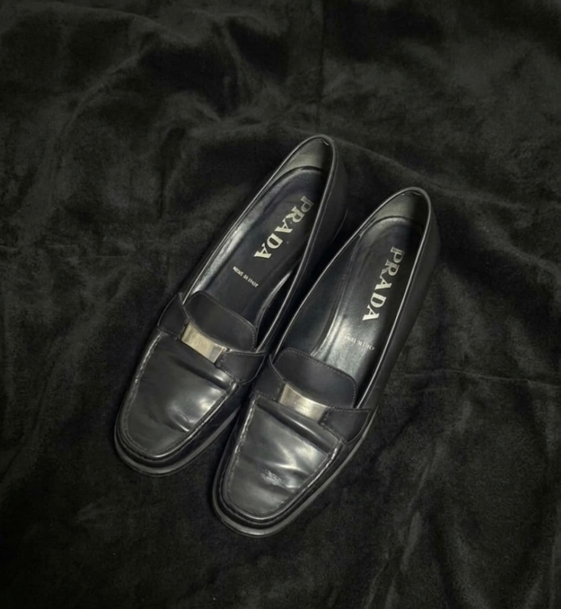 빈티지 프라다 레더 로퍼 245-250 상품이미지1