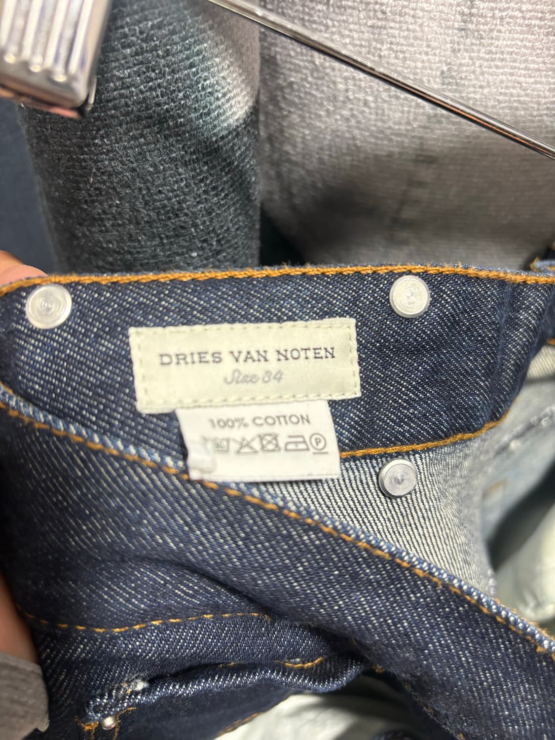 드리스반노튼 스터드 데님팬츠 상품이미지5