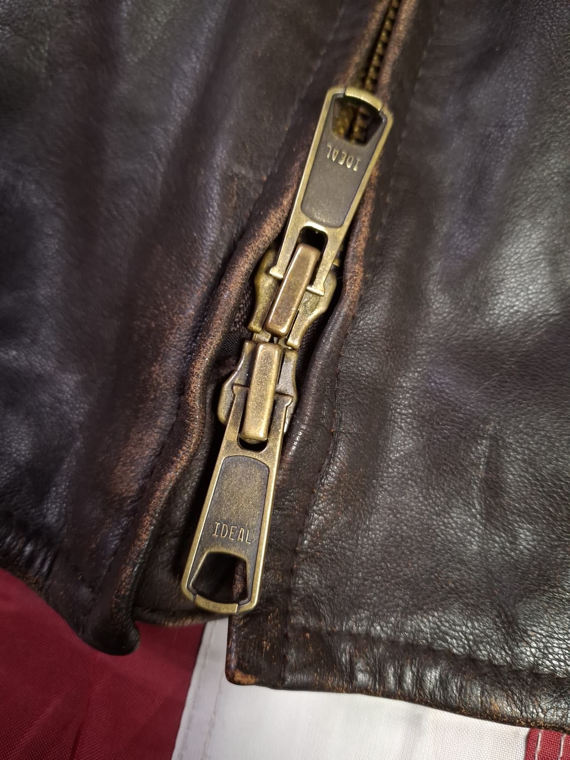 오리지날 아비렉스 리얼레더 싱글 라이더자켓 상품이미지6