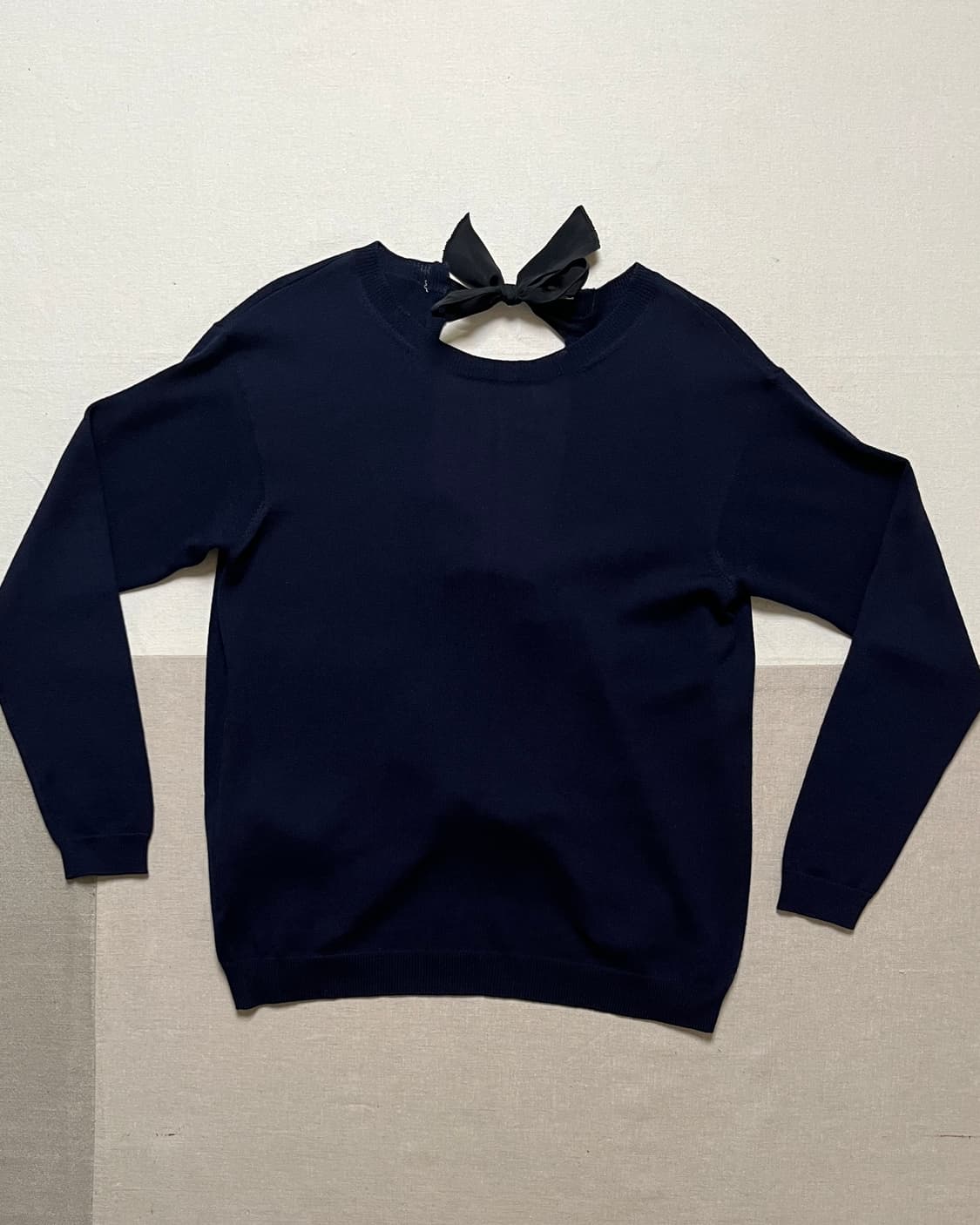 미우미우 백 리본 니트 miu miu  상품이미지1