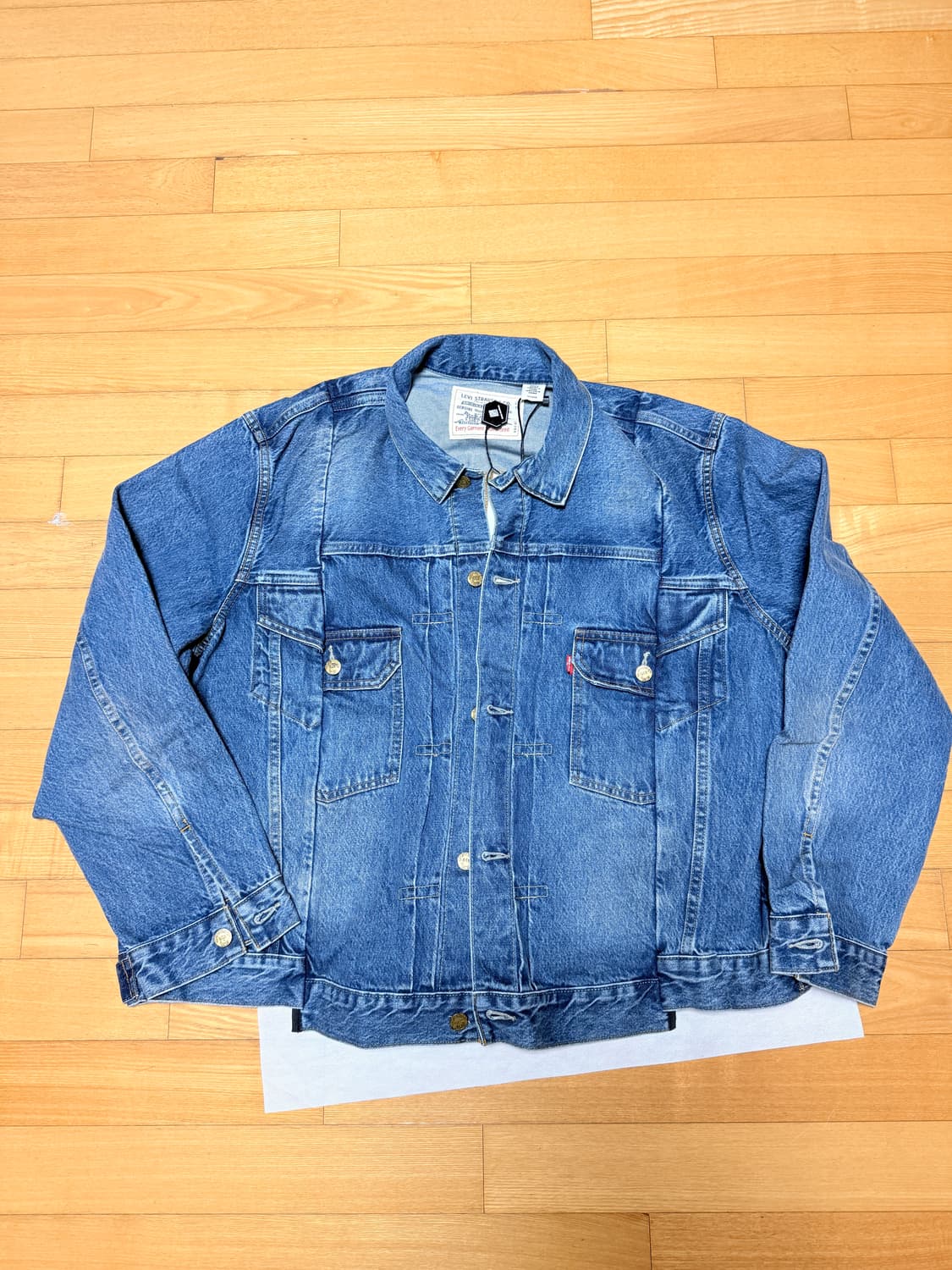 사카이 리바리스 데님 쟈켓 블루 상품이미지4