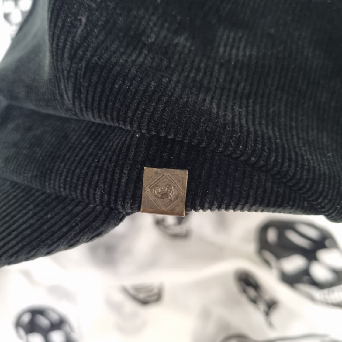 CA4LA 코듀로이 캐스킷 뉴스보이캡 블랙 상품이미지4