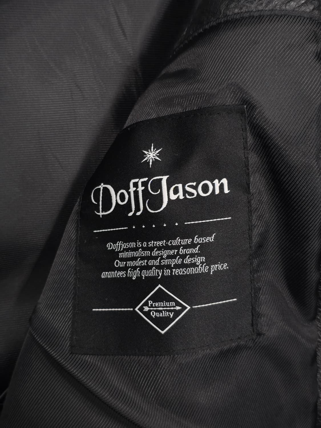 Doff Jason 도프제이슨 소가죽 레더 자켓 M 상품이미지7