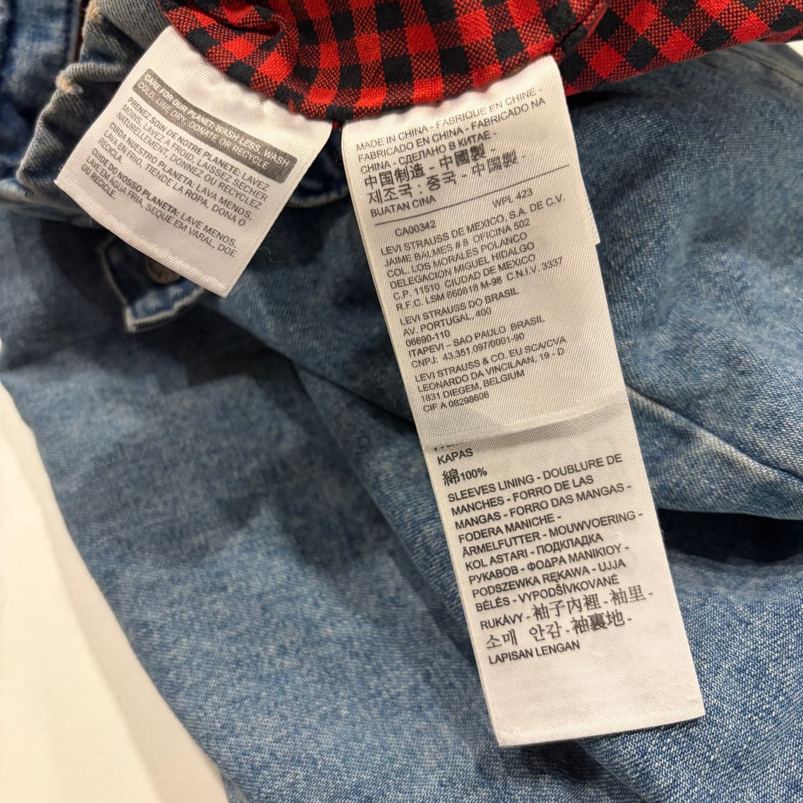 [M] 리바이스 블루종 헤링턴 트러커 데님 자켓 B970 상품이미지8